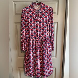 BODEN Willow Frill Short Shirt Dress